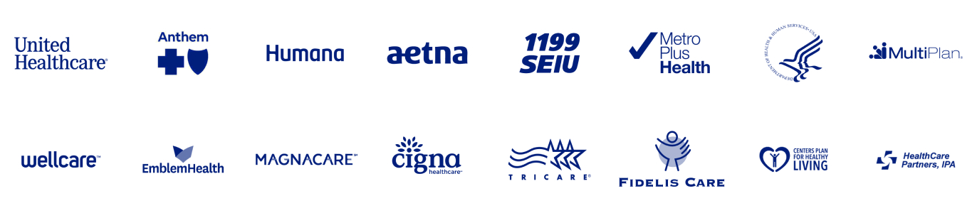 Major Insurances Accepted